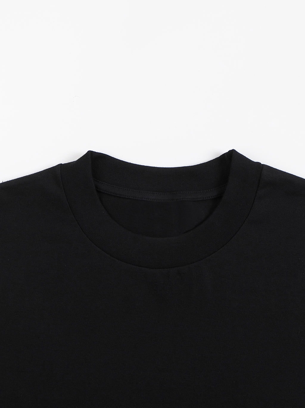 Crew Neck Drop Shoulder Long Sleeve Shirt